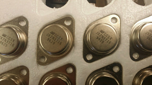 (1pc) JANTX2N3716 80 V 10 A NPN High Power Silicon Transistor - TO-3 (TO-204AA)