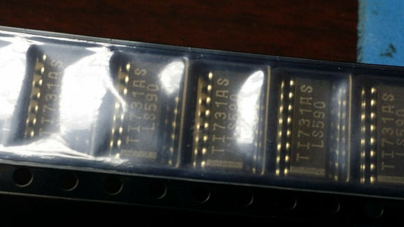 (10PC) SN74LS590D Counter IC Binary Counter 1 Element 8 Bit Positive Edge SOIC16