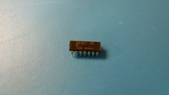 (20pcs) 74LS27PC Logic Circuit, 3 3-Input NOR, LS-TTL, 14 Pin, Plastic, DIP