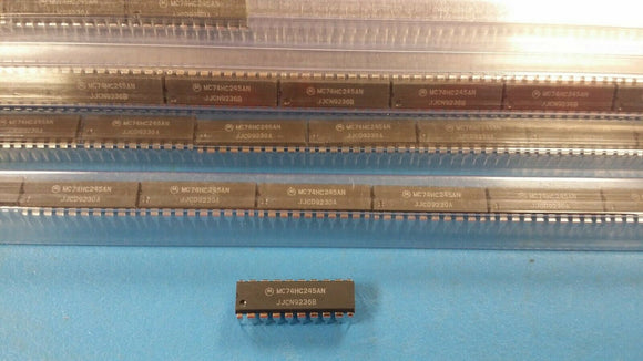 (20pcs) MC74HCT245AN Bus XCVR Single 8-CH 3-ST Automotive 20-Pin PDIP