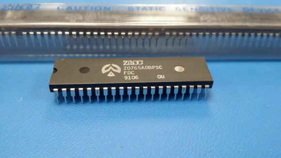 (1 PC) Z0765A08PSC FDC ZILOG Floppy Disk Drive, CMOS, PDIP40