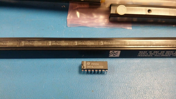 (10pcs) DM74LS163AN Counter, Up, 4 Bit Binary, 16 Pin, Plastic, DIP