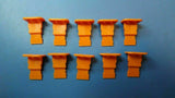 (8PCS) W2S TE CONN WEDGE LOCK FOR 2P PLUG HOUSING