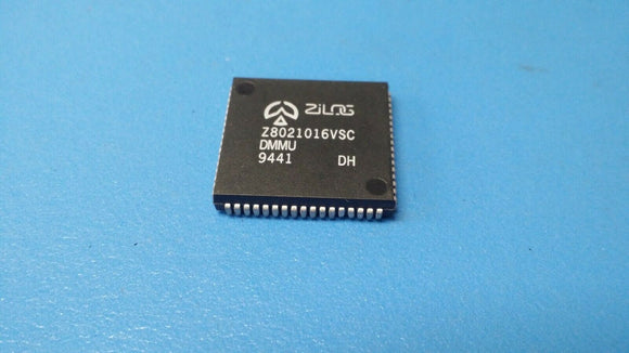 (1 PC) Z8021016VSC DMMU ZILOG Memory Management Unit, PLCC68