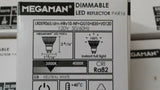 (2PCS) MEGAMAN LR059065DM DIMMABLE LED REFLECTOR PAR16, GU10 6.5W NEUTRAL WHITE
