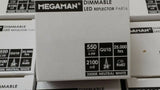 (2PCS) MEGAMAN LR059065DM DIMMABLE LED REFLECTOR PAR16, GU10 6.5W NEUTRAL WHITE