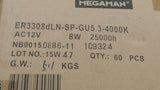 (60) ER3308dLN-SP-GU5.3 DIMMABLE LED REFLECTOR MR16 SP8 GU5.3 8Watt 740mA 4000K