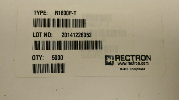 (100) R1800F-T RECTRON Standard Recovery Rectifiers 500mA 1800V 500ns DO41 ROHS