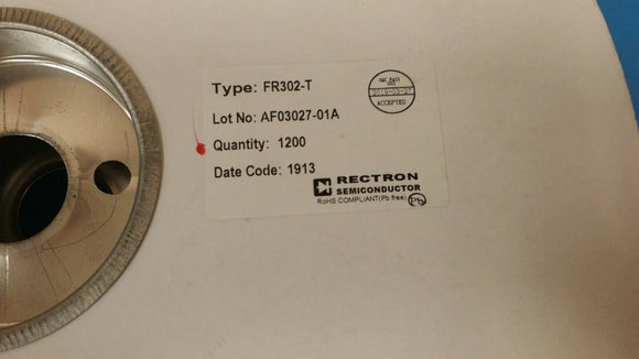 (24 PCS) FR302-T RECTRON Diodes Rectifiers 3A 100V 150ns DO-201AD ROHS