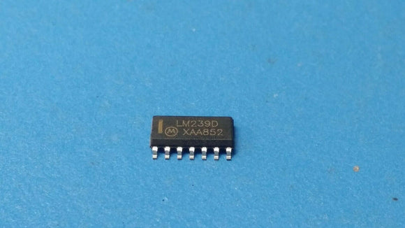 (20 PCS) LM239D MOTOROLA IC VOLT COMPARATOR QUAD 14-SOIC