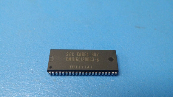 (2 PCS) KM416C1200CJ-6 SAMSUNG Fast Page DRAM, 1MX16, 60ns, CMOS, SOJ42