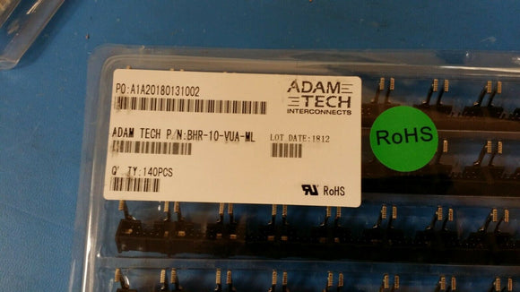 (10pcs) BHR-10-VUA-ML Connector Header Through Hole 10 position 0.100