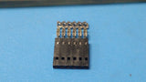 (2pcs) 103687-5 AMP Board Conn 6 Contacts 1 Row Female IDC Terminal Receptacle