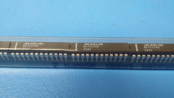 (1 PC) MX7537KN MAXIM 12 Bit Digital to Analog Converter 2 24-PDIP