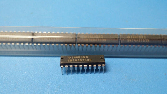 (1 PC) SN74AS763N Bus Driver, AS Series, 2-Func, 4-Bit, True Output, TTL, PDIP20