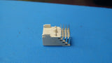 (10 PCS) 536510-1 TYCO Conn Backplane RCP 24 POS 2mm Press Fit RA Thru-Hole
