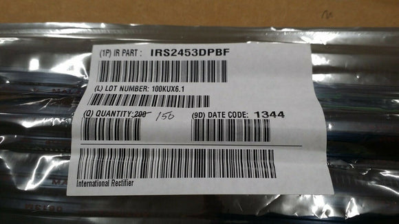 (1 PC) IRS2453DPBF IR Full-Bridge Gate Driver IC RC Input Circuit 14-DIP ROHS