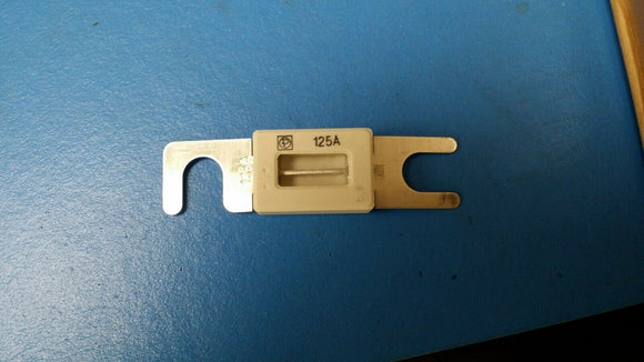 (10 PCS) 157.5701.6121 PUDENZ LITTELFUSE, FUSE STRIP 125A 48VDC BOLT MOUNT