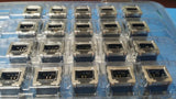 (5 PCS) SS71800-020F STEWART CONN 8 CONTACT, 8 POSITION CAT 5/5e JACK EMI-RFI