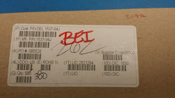 (10pcs) 1537-94J 240 µH Unshielded Molded Inductor 115 mA 7.8Ohm Max Axial