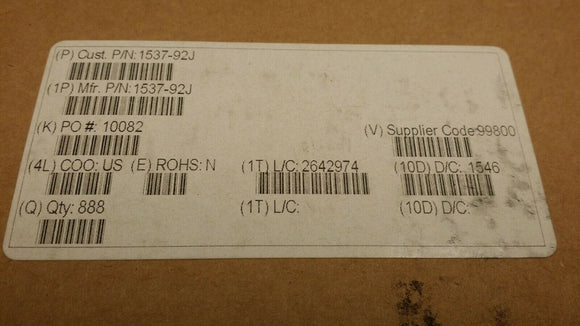 (10pcs) 1537-92J 220 µH Unshielded - Inductor 117 mA 7.45Ohm Max Axial