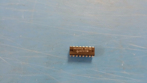 (10 PCS) SN75173N TI Quad Receiver RS-422/RS-423/RS-485 16-Pin PDIP