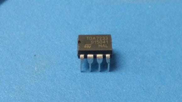 (2 PCS) TDA7233 STMICRO Amplifier IC 1-Channel (Mono) Class AB 8-Mini DIP