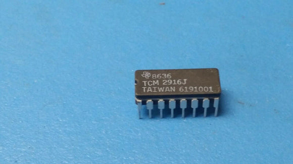 (1 PC) TCM2916J TI PCM Codec, MU-Law, 1-Func, CMOS, CDIP16
