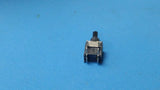 (1 PC) 1-1437573-5 (TSPD11CGRA0) ALCO Pushbutton Switches SPST OFF-(ON)R/A BLK