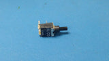 (1 PC) 1-1437573-5 (TSPD11CGRA0) ALCO Pushbutton Switches SPST OFF-(ON)R/A BLK