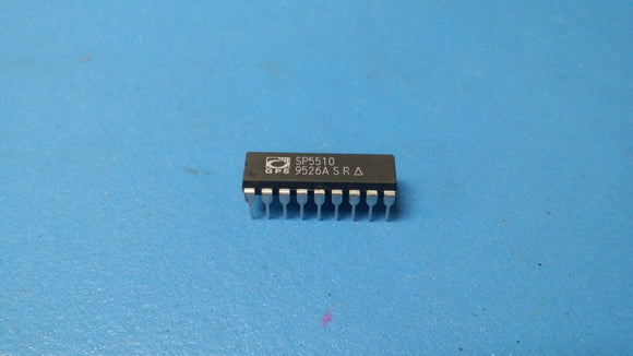 (1 PC) SP5510 PLESSEY PLL/Frequency Synthesis Circuit, BIPolar, PDIP18