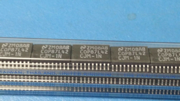 (1) COP87L42CJM-1N NSC Microcontroller 8-Bit OTPROM COP800 CPU 10MHz CMOS SOIC16
