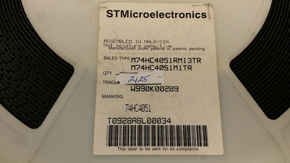 (10pcs) M74HC4051M1R Multiplexer Switch ICs Ana Multi/Demultiplx