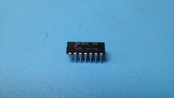 (10 PCS) 74LS02PC FSC NOR Gate, LS Series, 4-Func, 2-Input, TTL, PDIP14