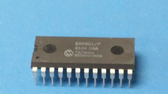 (1 PC) ER5901/P ER-5901-I/P EEPROM 1K N-CHANNEL (128 X 8 BIT) 5V 100ns 24PIN DIP