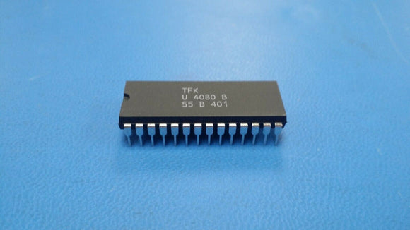 (1 PC) U4080B TFK Telephone Speech Circuit, PDIP28 VINTAGE 1984