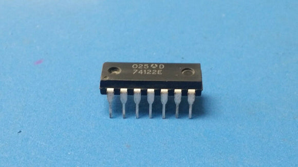 (2) 74122E 4122PC Monostable Multivibrator, TTL/H/L Series, 1-Func, TTL, PDIP14