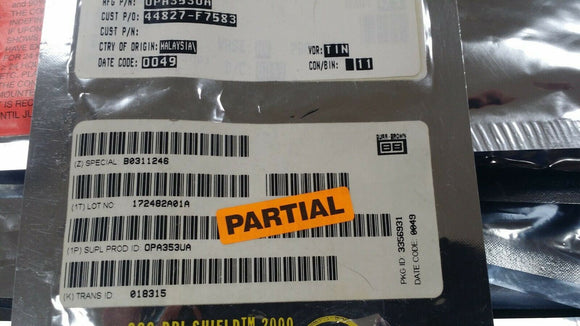 (1 PC) OPA353UA BURR-BROWN IC OPAMP GP 1 CIRCUIT 8SOIC