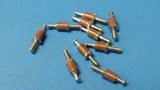 (10 PCS) M55155/181H01 Turret Terminal 4.72mm 2.36mm Electro-Solder Over Copper