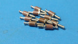 (10 PCS) M55155/181H01 Turret Terminal 4.72mm 2.36mm Electro-Solder Over Copper