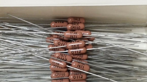 (100 PCS) CMF60-1742FT-1 DALE Metal Film Resistor AXIAL, 1W 17.4K ohms 1%