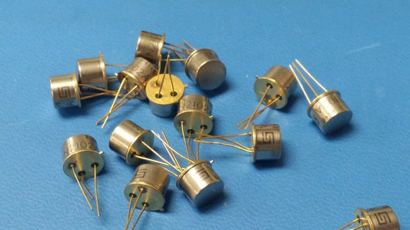 (2 PCS) 2N2102A SOLID STATE (BJT) Transistor NPN 80 V 1 A 400MHz 800 mW TO-39