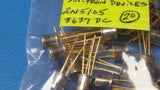 (1 PC) 2N5105 SOLITRON Small Signal JFET Transistor, 1-Element, N-Channel, TO-72