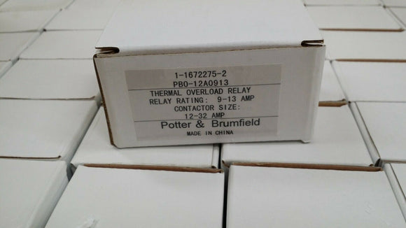 (1 PC) PBO-12A0913 (1-1672275-2) Electromechanical Relay 13A Over Load Relay