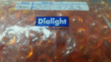 (1 PC) 095-0933 DIALIGHT INDICATOR LENS 11/16" MOUNTING NEON STOVEPIPE AMBER