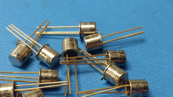 (1 PC) JAN2N2369A, JANTX2N2369A TRANSISTOR GP BJT NPN 15V 360mW TO-18