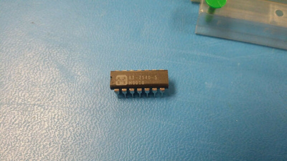 (1 PC) HA3-2540-5 HARRIS Op Amp, 1 Func, 20000uV Offset-Max, BIPolar, PDIP14