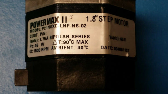 P21NSXC-LNF-NS-02 POWERMAX II STEPPER MOTOR
