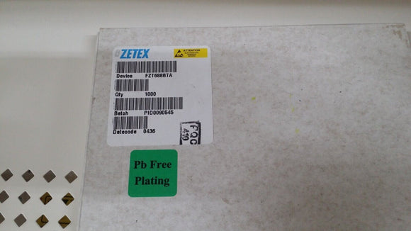 (10PC) FZT688BTA ZETEX Bipolar (BJT) Transistor NPN 12 V 4 A 150MHz 2 W  SOT-223