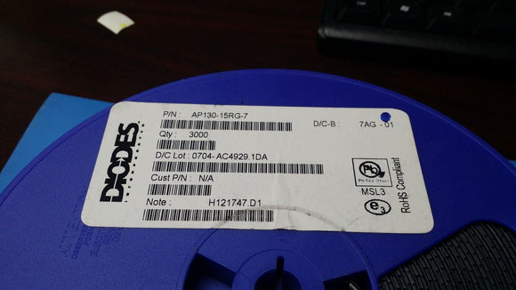 (10 PCS) AP130-15RG-7 DIODES INC. LDO Regulator Pos 1.5V 0.3A 3-Pin SC-59R ROHS